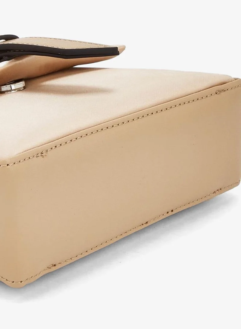 Celeste ROSE GOLD Solid Crossbody Bag With Detachable Strap for Women | Best Price UAE