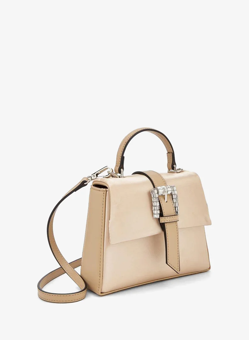 Celeste ROSE GOLD Solid Crossbody Bag With Detachable Strap for Women | Best Price UAE
