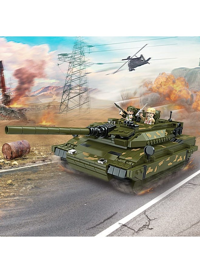 كوجو مجموعة بناء علي شكل دبابة  – 784 قطعة - Image 2