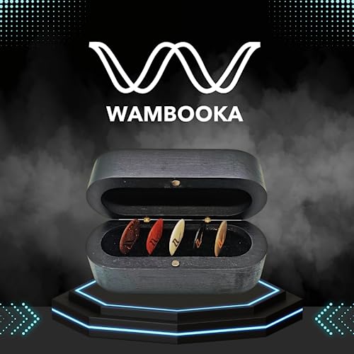 WAMBOOKA - 5 SENSI FLAT - 1MM FLAT Handcrafted Picks in Bone, Horn, Wood and Coconut - Image 1