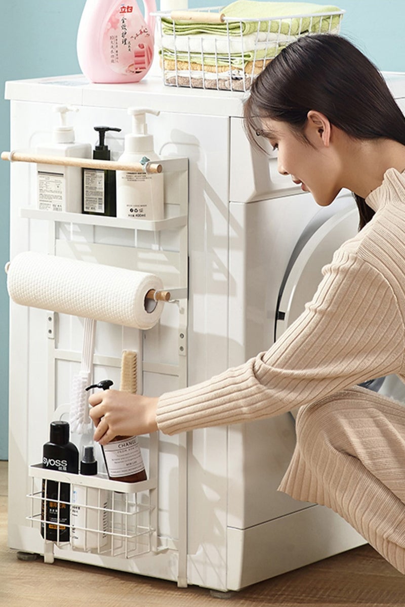 لوبيتيز المغناطيسي آلة الغسيل تخزين الرف ، رف التخزين ، حمام تخزين الرف ، وما إلى ذلك ، يوفر مساحة تخزين الرف وحدة مناسبة لأنّ غرفة الغسيل ، غرفة المعيشة ، غرفة المعيشة تخزين الرف وحدة . - Image 1