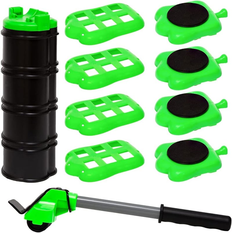 Furnaid Heavy Duty Furniture Lifter Lever 4 660 lbs Load Capacity Appliance Roller Wheels Sliders + Adjustable Height Lifting Tool for Easy Safe Moving Sofas Couch Washer Dryer Refrigerator Bed Drawer Cabinet - Image 1