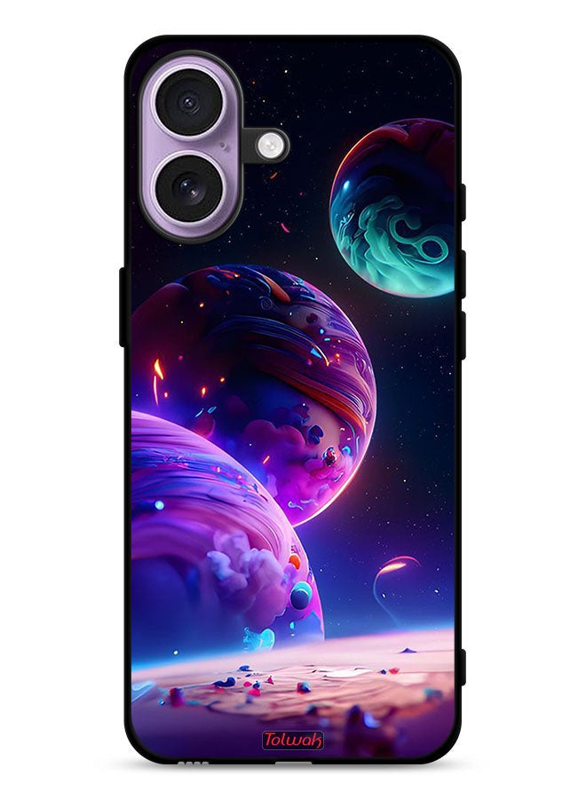 Tolwak Apple iPhone 17 Protective Case Cover Planet Pattern - Image 1