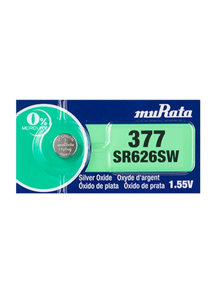 1 Piece 377 Battery SR626SW 1.55V Silver Oxide