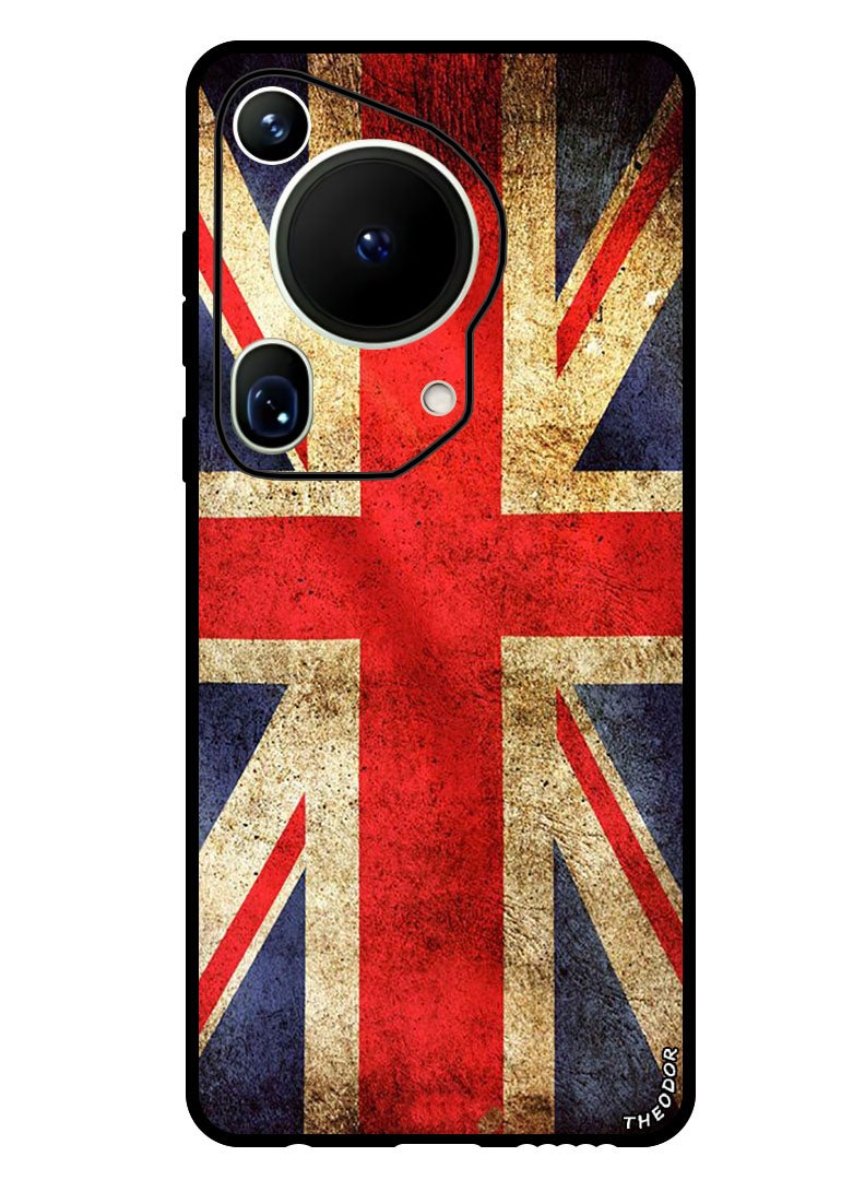 Theodor Protective Case Anti Scratch Shock Proof Bumper Cover For Huawei Pura 70 Ultra GB Flag - Image 1