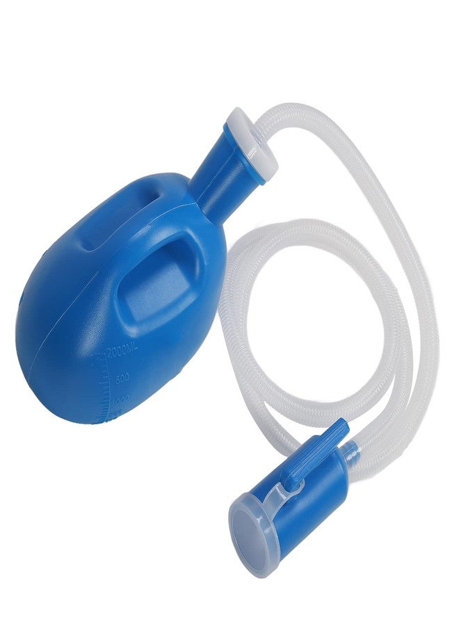 Brrnoo Portable Urinals for Men,Male Urinal Bottle Spill Proof 2000 Ml,Urine Bottles for Tube Urinals, Urine Jug Pipe with Lid Pee Bottles,Travel Urine Collection Containers - Image 1
