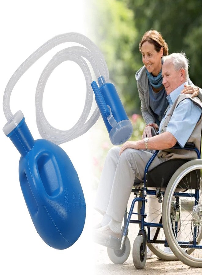 Brrnoo Portable Urinals for Men,Male Urinal Bottle Spill Proof 2000 Ml,Urine Bottles for Tube Urinals, Urine Jug Pipe with Lid Pee Bottles,Travel Urine Collection Containers - Image 2