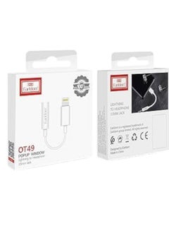 Earldom Earldom ET-OT49 Lightning to 3.5mm Headphone Adapter - White  - Image 2