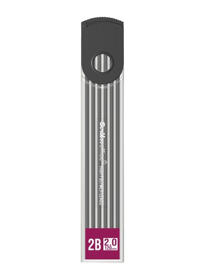 Scrikss 2mm Pencil Graphite Lead 2B Hardness 12 Leads in 1 Tube - Image 1