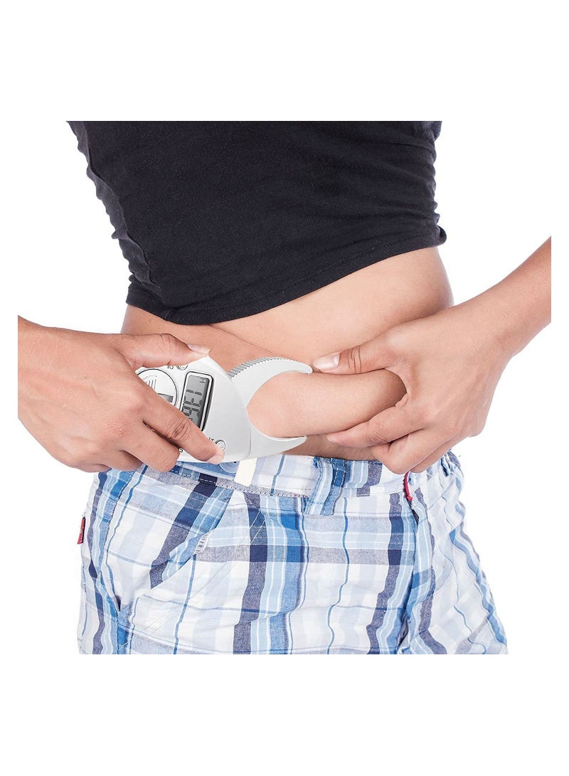 SYOSI Electronic Digital Display Fat Caliper, Body Fat Clip, Skin Fold Thickness Measuring Instrument, Sebum Clip, Body Fat Rate, Fat Clamp, Athletic Women/Men Body Tools Monitoring Home Use - Image 2