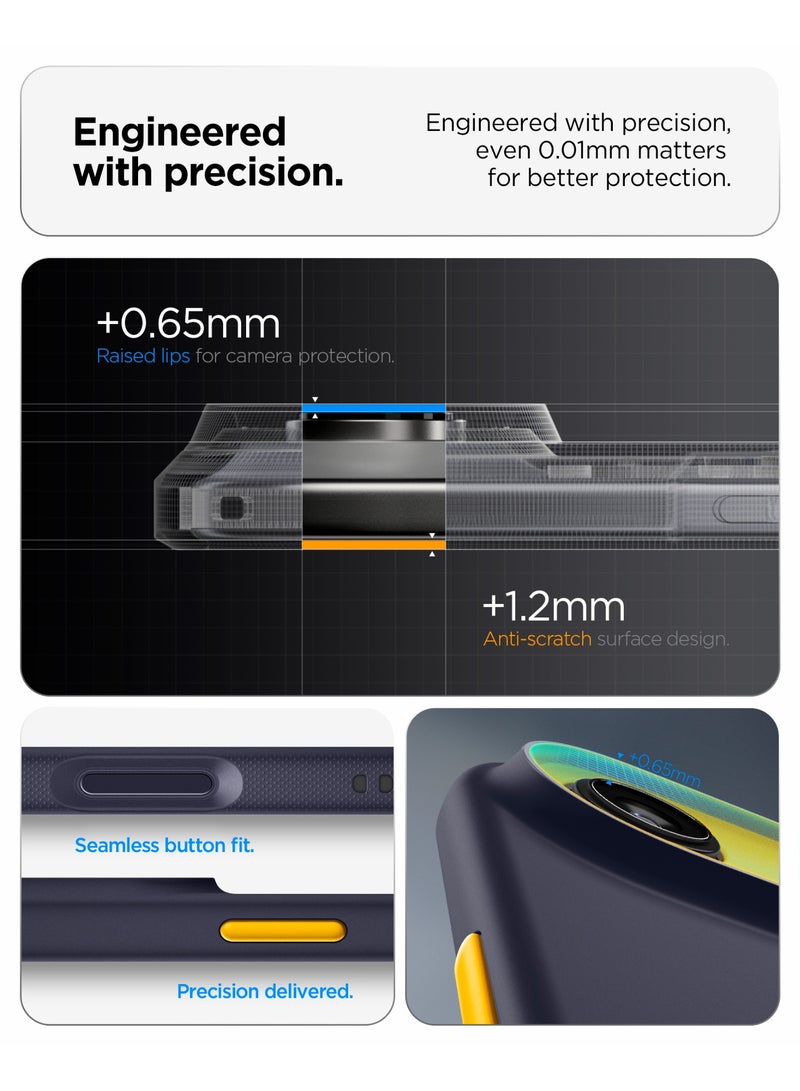 Spigen Nano Pop MagFit iPhone 17 Air MagSafe Case Cover Mil Grade - Blueberry Navy - Image 5