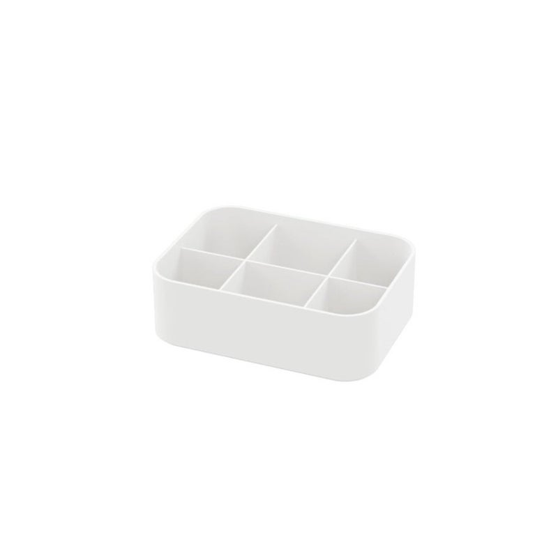 Plastic Storage Case with Lid Multi-Purpose Stackable Organizer for Home, Office, Kitchen, or Bathroom 22 x 15 x 6.5 CM - Image 1