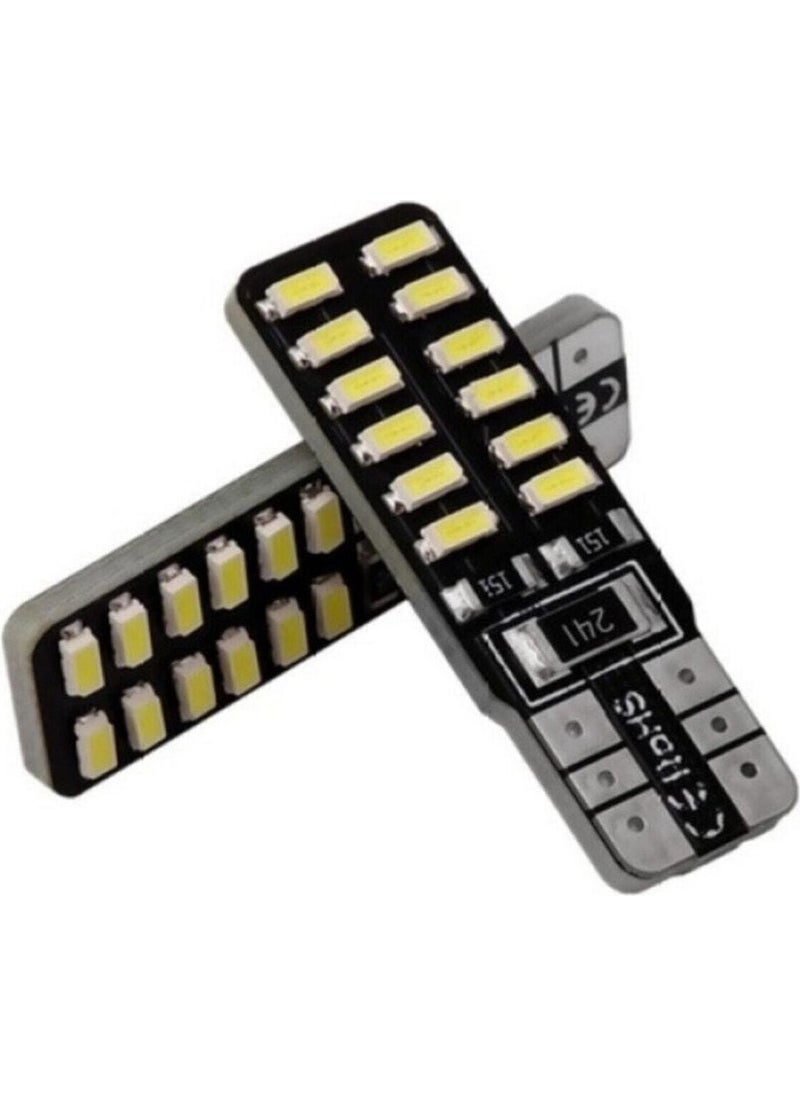 Erlight - Opel Astra J LED License Plate Lighting Set T10 24 LED Canbus Decoder Gift - Image 1