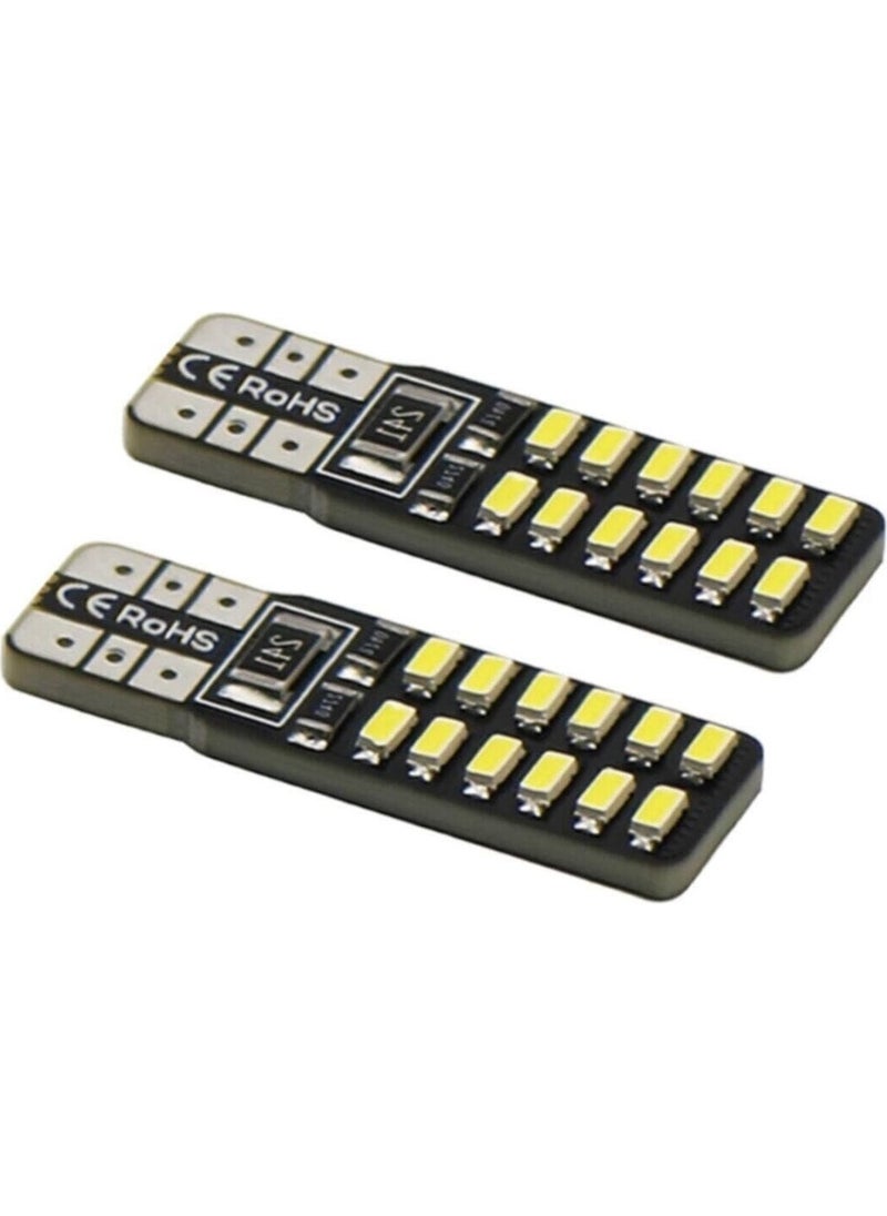 Erlight - Opel Astra J LED License Plate Lighting Set T10 24 LED Canbus Decoder Gift - Image 1