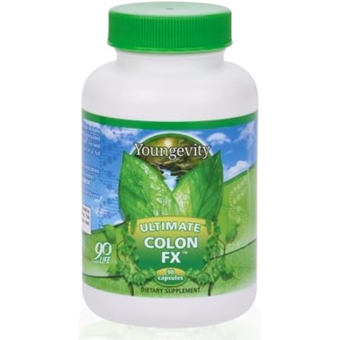 Youngevity Ultimate Colon FX™ – Proprietary Herbal Blend for Natural Colon Cleansing and Digestive Health Support – 90 Capsules (Pack of 1) - Image 1