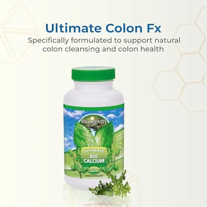 Youngevity Ultimate Colon FX™ – Proprietary Herbal Blend for Natural Colon Cleansing and Digestive Health Support – 90 Capsules (Pack of 1) - Image 2