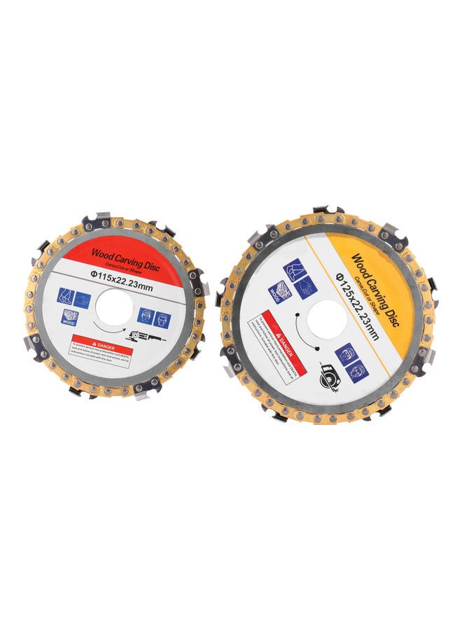 NIBEMINENT Wood Carving Disc Multicolour 22.50X2.00X16.60cm - Image 3