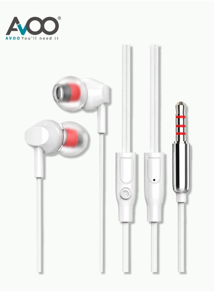 avoo Avoo Earphones With iPhone 6 And Samsung Devices 3.5 MM ZF78AF04F8AB709B7B3C9Z