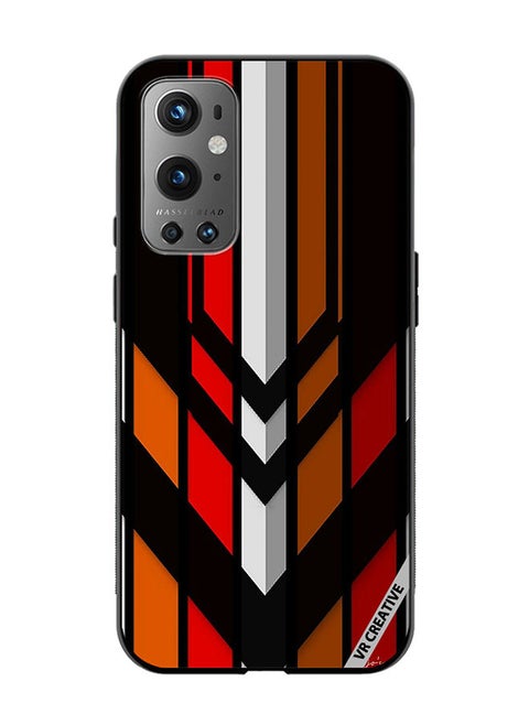 Protective Case Cover For OnePlus 9 Pro Abstract Design Multicolour