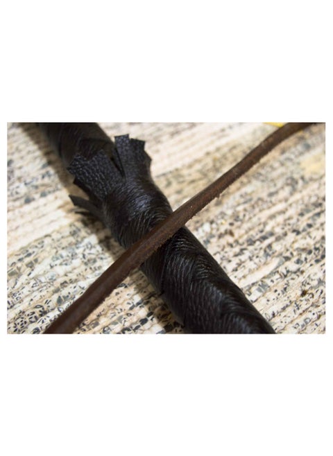 Black whip, produced by Egypt Antiques, 100% handmade