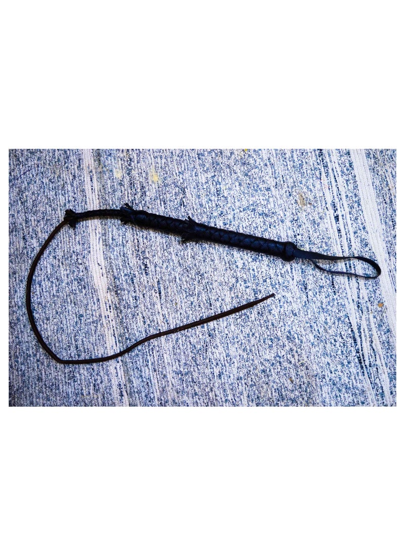 Egypt Antiques Black whip, produced by Egypt Antiques, 100% handmade  - Image 3