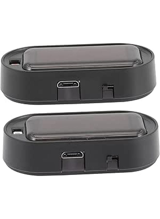 Solar Powered Anti Theft Car Alarm Light Dummy Led Flashing Warning Light 2 Pack - Image 1