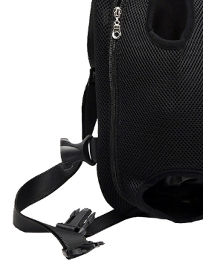 NIBEMINENT Portable Outdoor Dog And Cat Carrier Backpack Black M - Image 2