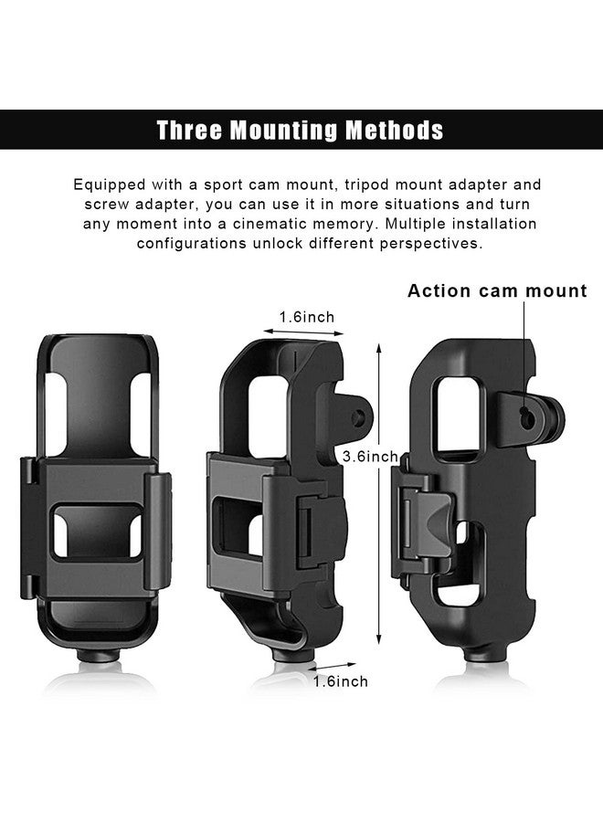 Zorbes زوربز® ملحقات DJI Osmo Pocket حامل قوس مضاد للخدش لكاميرا DJI Osmo Pocket 2، حامل كاميرا أكشن - أسود - Image 3