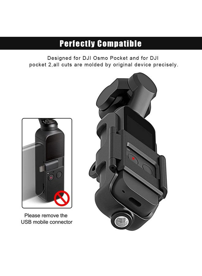 Zorbes زوربز® ملحقات DJI Osmo Pocket حامل قوس مضاد للخدش لكاميرا DJI Osmo Pocket 2، حامل كاميرا أكشن - أسود - Image 4