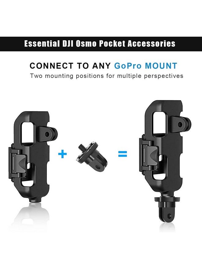 Zorbes زوربز® ملحقات DJI Osmo Pocket حامل قوس مضاد للخدش لكاميرا DJI Osmo Pocket 2، حامل كاميرا أكشن - أسود - Image 2