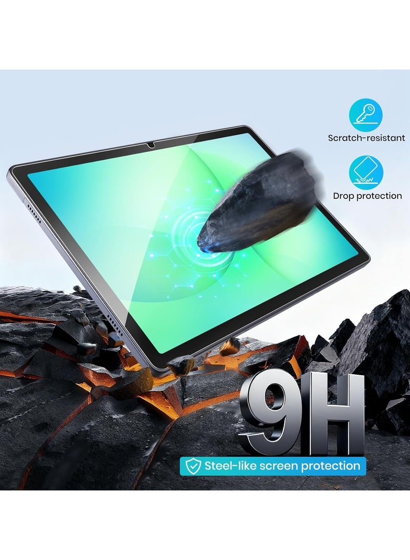 O Ozone (2 Pack) Designed for Samsung Galaxy Tab A11+ (A11 Plus) / A9+ (A9 Plus) 11-inch Screen Protector |Tempered Glass Screen Protector Shock Proof Glass Protector - Clear - Image 3
