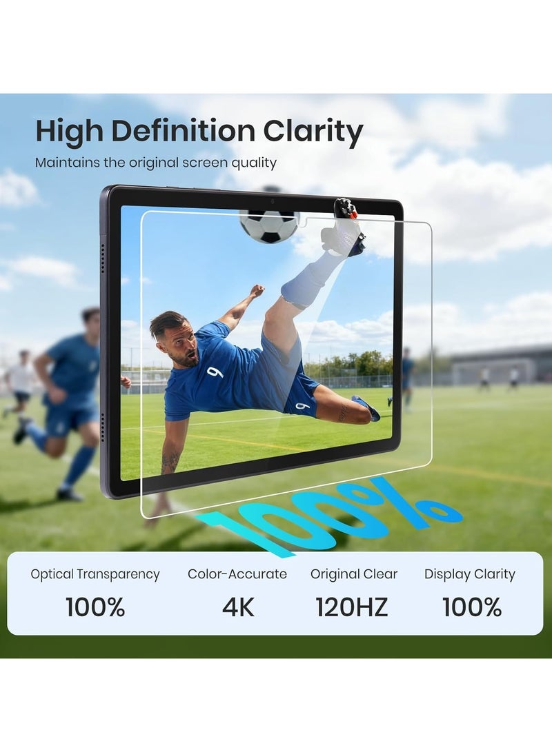O Ozone (2 Pack) Designed for Samsung Galaxy Tab A11+ (A11 Plus) / A9+ (A9 Plus) 11-inch Screen Protector |Tempered Glass Screen Protector Shock Proof Glass Protector - Clear - Image 5