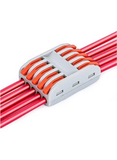 Wozlo Quick Cable Splicing Device Connector - 5-Piece Open Close Locking Cable Joint Terminal - 5 Pcs  - Image 1