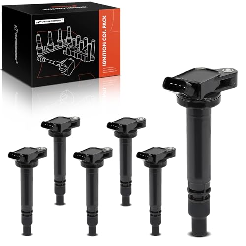 A-Premium Engine Ignition Coil Packs Replacement for Lexus GS350 GS450H IS350 2007-2008 3.5L 2GR-FSE IS250 GS300 6-PC Set - Image 1