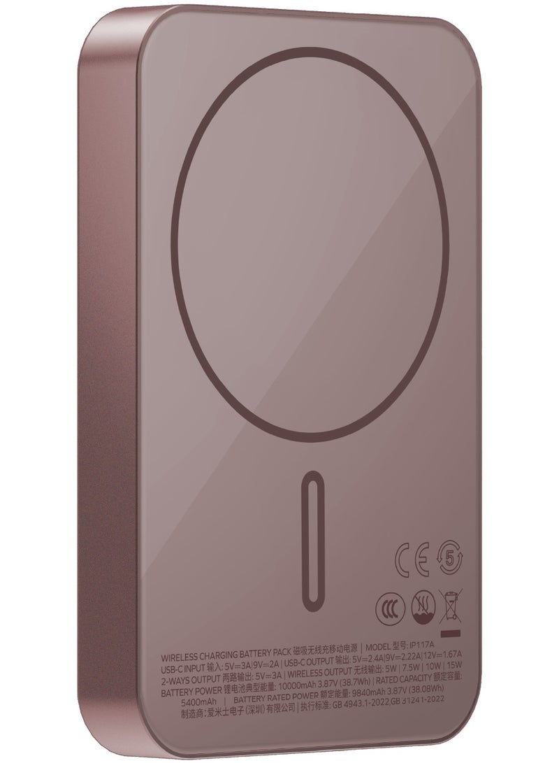 Momax Q.Mag X 10000 مللي أمبير بطارية مغناطيسية لاسلكية حزمة USB-C حتى 15 واط PD - Image 5