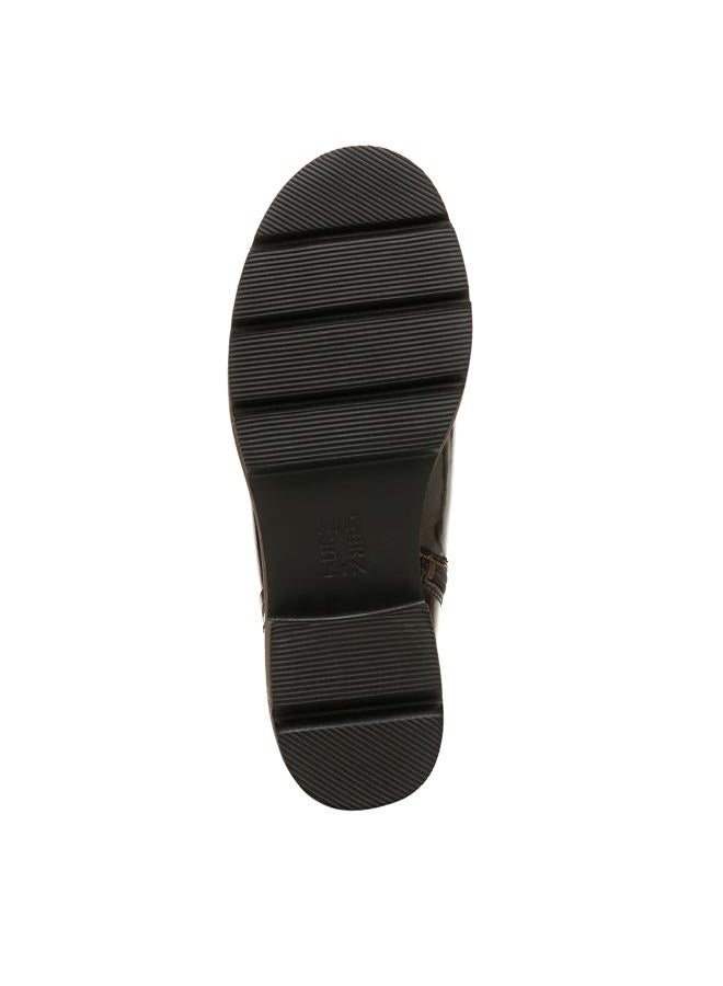 Naturalizer Women's Darry Bootie Water Repellent Ankle Boot, English Tea Brown Leather, 8.5 Wide - Image 4