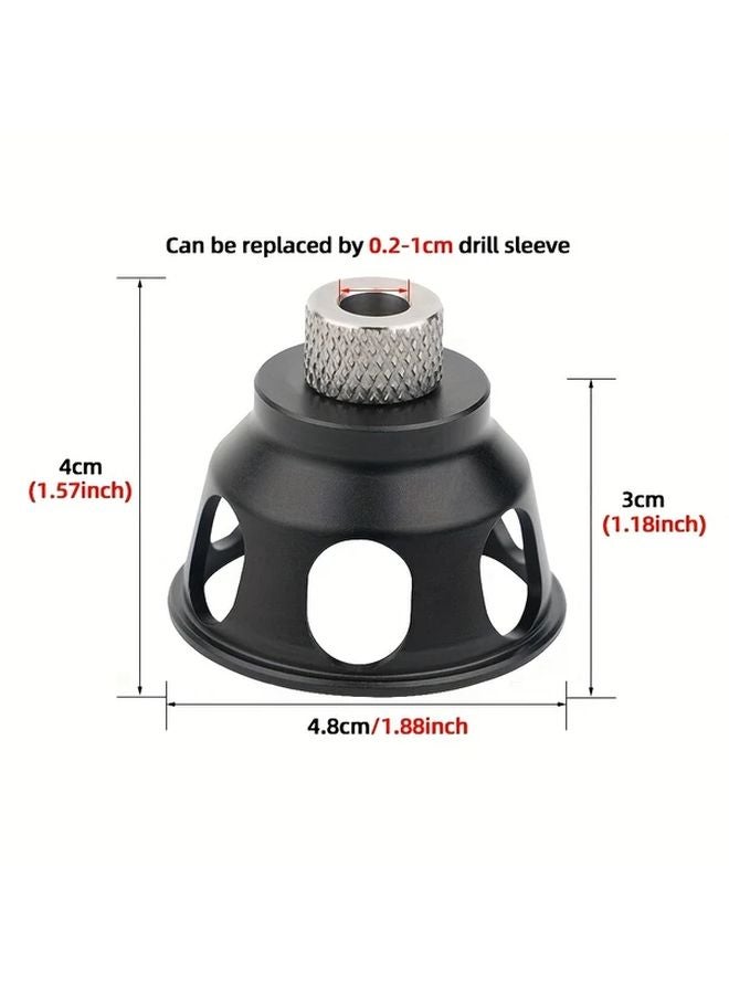 أداة النجارة من النوع ب، ثقب عمودي معدني ثقيل أسود، 10 قطع - Image 4