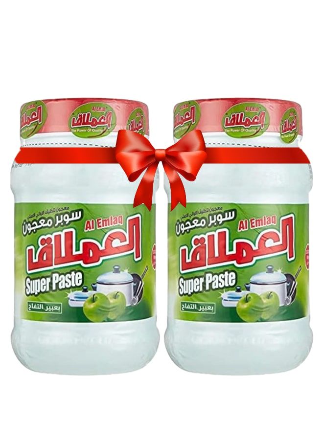 معجون غسيل الأطباق الفائق برائحة التفاح ٢×١ كجم