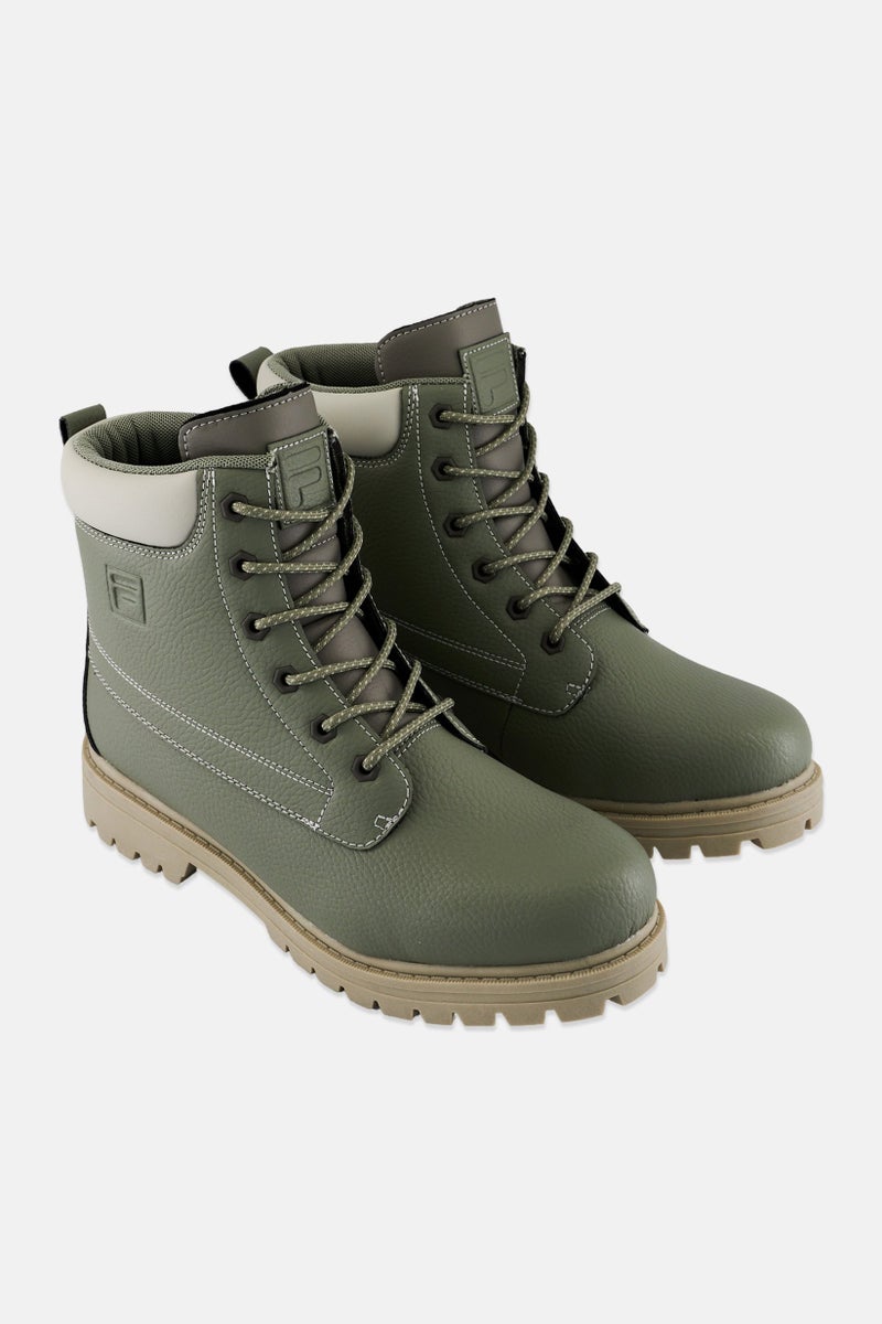 FILA Men Edgewater 12 PB High Cut Lace Up Boots, Slate Green  - Image 1