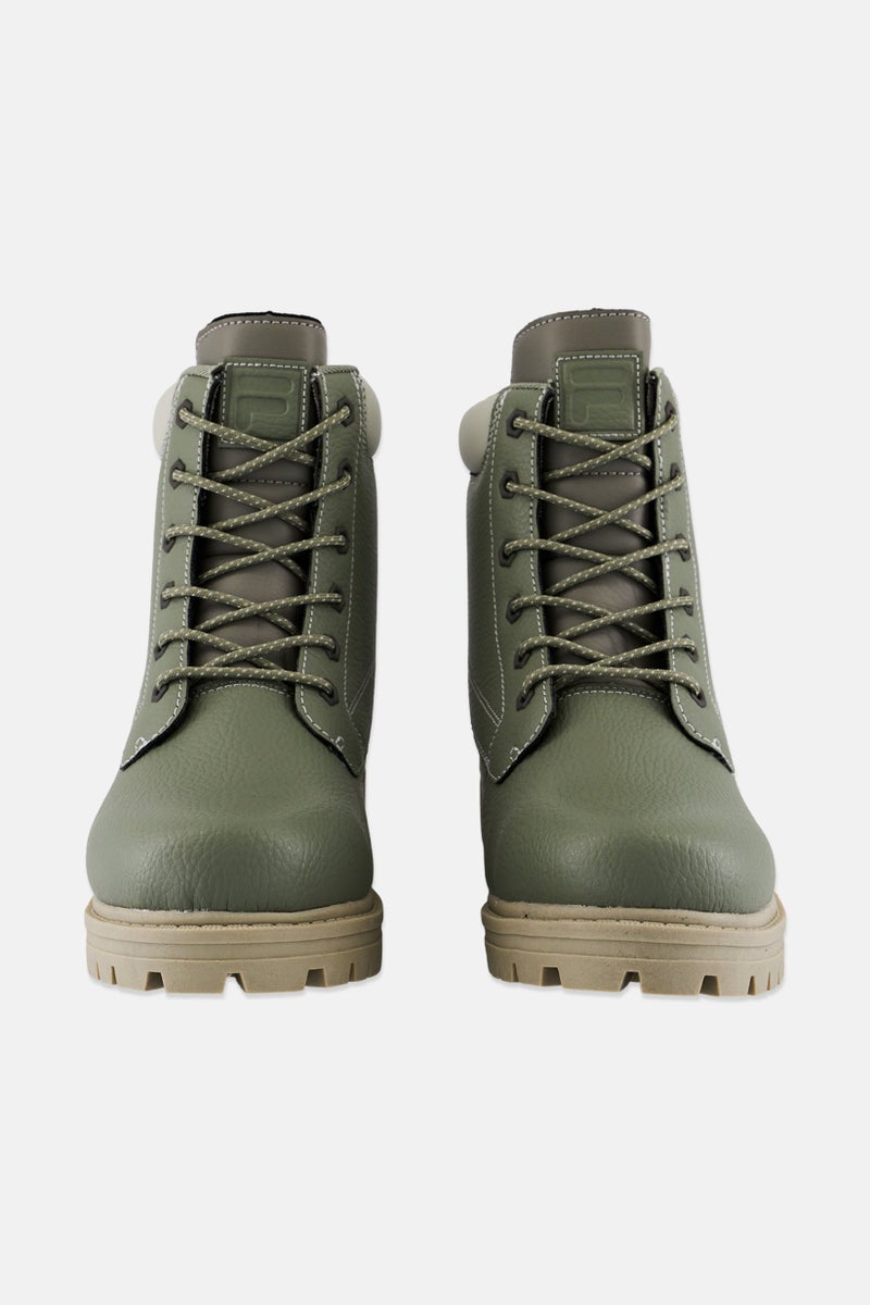 FILA Men Edgewater 12 PB High Cut Lace Up Boots, Slate Green  - Image 3