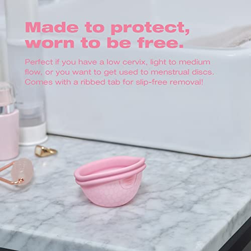 Intimina Ziggy Cup 2 - Extra-Thin Reusable Menstrual Disc, Menstrual Cup with Flat-fit Design, Menstrual Cups Ring, Period Products (Size A) - Image 2