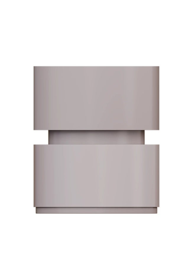 Neo Front Modern Bedside Table with Gray-Brown Piano Lacquer Finish  JN568 55*42*49 cm - Image 5