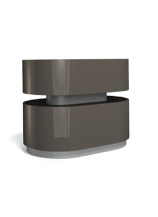 Neo Front Modern Bedside Table with Gray-Brown Piano Lacquer Finish  JN568 55*42*49 cm - pzsku/ZF78C05CD955ECEB9E7F7Z/45/_/1737877563/efc7ccd5-5ec7-4c8e-8cfc-f0e4d9754f9c