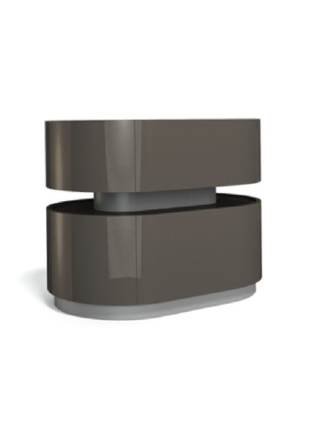 Neo Front Neo Front Modern Bedside Table with Gray-Brown Piano Lacquer Finish  JN568 55*42*49 cm 