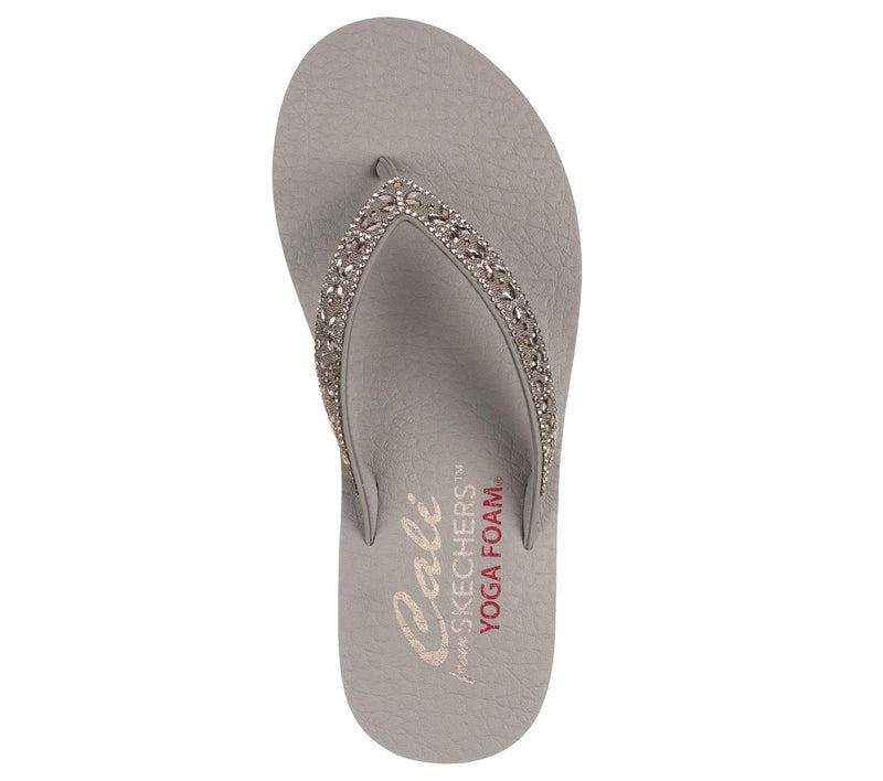 Skechers Women Meditation Taupe Slippers - Image 2
