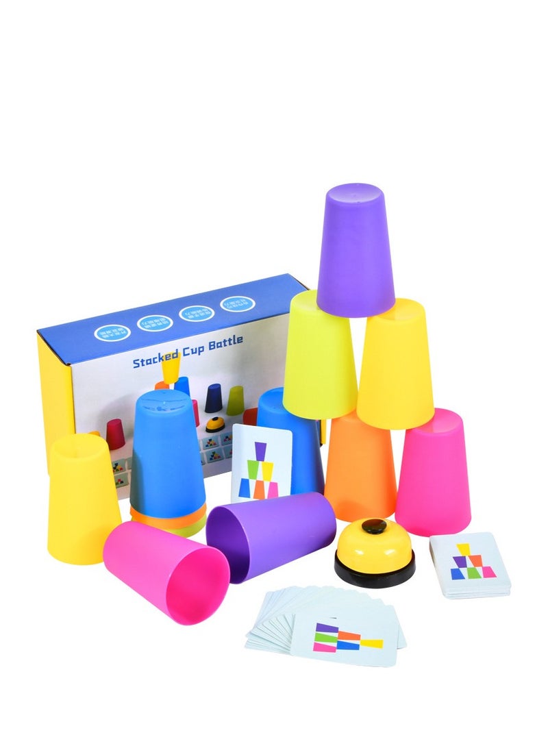 Stacked Cup Battle Games, Portable Quick Cups Games for Kids and Classic Family toys - Image 2
