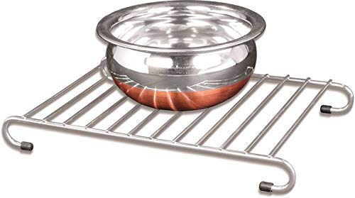 Foliam Kitchen Stainless Steel Hot Plate Stand Dining Table Pack of 3SmallMediumBig - Image 4
