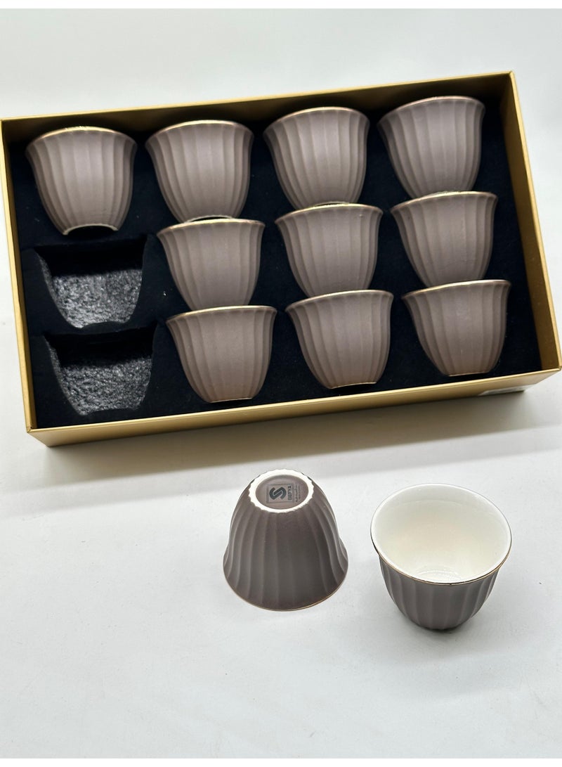 Luxury Saudi Coffee Cup 12 Pcs Set - Image 1