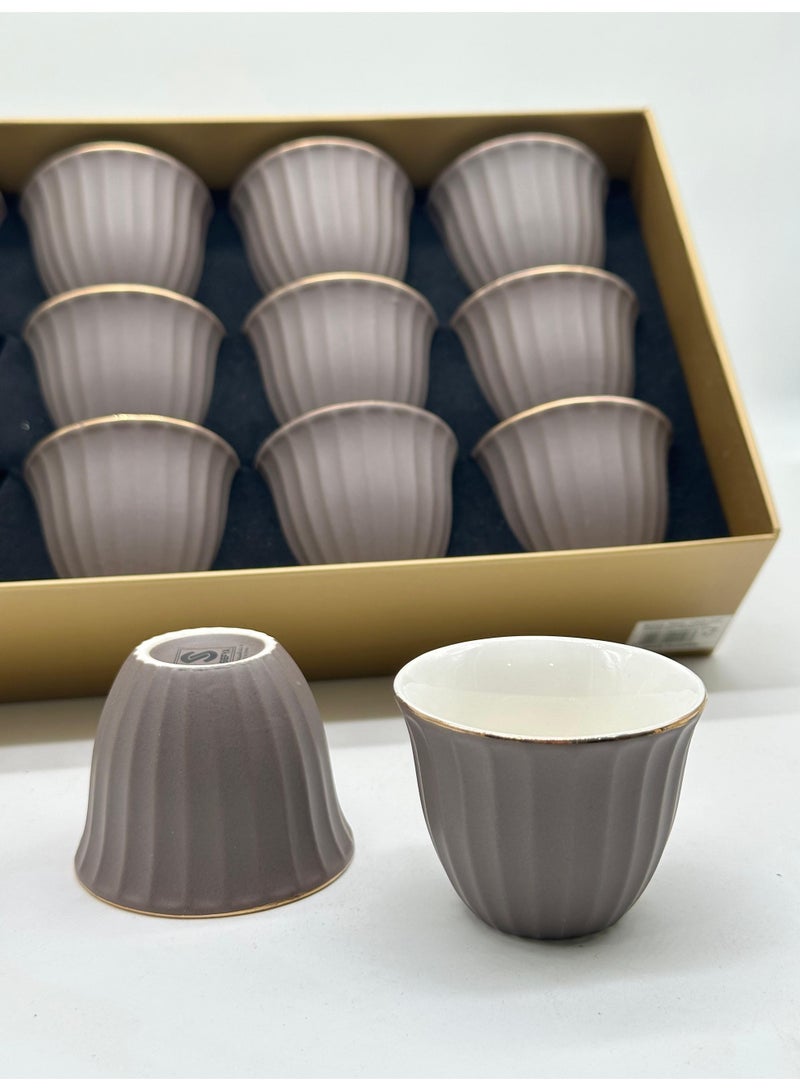 Luxury Saudi Coffee Cup 12 Pcs Set - Image 2