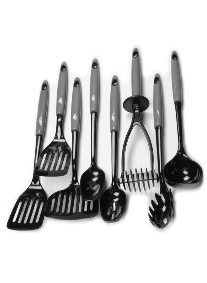 Chef Craft Select Nylon Kitchen Tool and Utensil Set, 8 Piece Set, Gray - Image 1